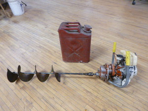 lot 158 image: Auger and Jerry Can