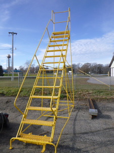 lot 7 image: Cotterman Metal Staircase on Wheels