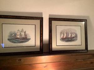 lot 63 image: 2 Sailing Ship Framed Pictures