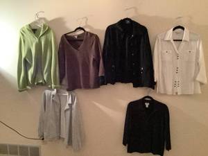 lot 60 image: Womens XL Shirts
