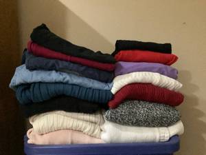 lot 607 image: Womens XL Shirts