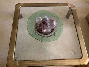 lot 208 image: Glass top Coffee Table
