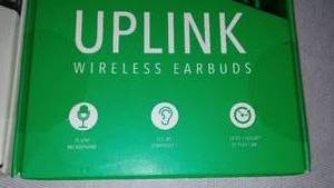 lot 8 image: UPLink Wireless Bluetooth earbuds with inline mic controls (2)