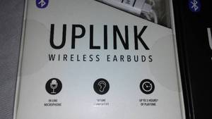 lot 103 image: UPLink Wireless Bluetooth earbuds with inline mic controls (2)