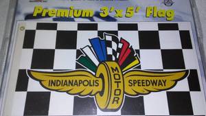 lot 40 image: NASCAR Flag - Indianapolis 500 Motor Speedway, NEW.