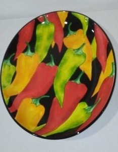 lot 58 image: Jalapeno Serving Tray- Wow.