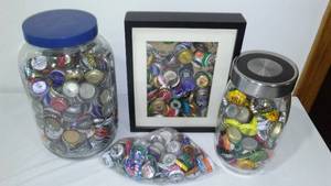 lot 70 image: Bottle Caps- Hundreds.