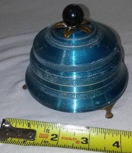 lot 85 image: Vintage Lyrie Musical Creations Music Box, Ring Storage.
