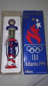 lot 122 image: NASCAR Dale Earnhardt No. 3 Gas Pump, Atlanta Olympic Games.