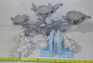 lot 144 image: Lake, Ocean Theme Bookends and More.