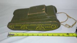 lot 181 image: Vintage Pull Behind Tank- Patina Plus
