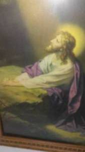 lot 187 image: Jesus Praying in Gethsemane