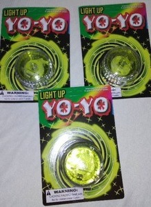 lot 235 image: Light Up Yo-yos (3)