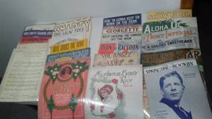 lot 240 image: Antique And Vintage Sheet Music