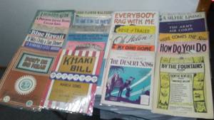 lot 242 image: Antique And Vintage Sheet Music