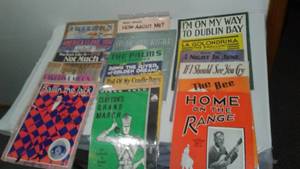lot 243 image: Antique And Vintage Sheet Music