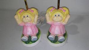 lot 288 image: Cabbage Patch Style Childrens Lamps (2