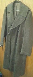 lot 319 image: WWII Mens Military Dress Coat  Wool.
