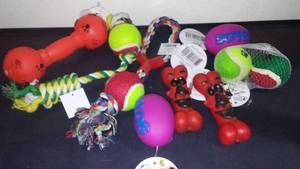lot 345 image: Dog Toy Variety