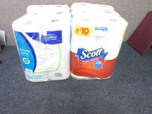 lot 26 image: 2 - 6pk Rolls Paper Towels...
