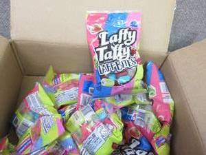 lot 43 image: 12- 3 oz Laffy Taffy Laff Bites...