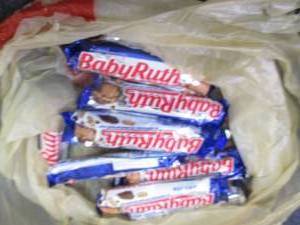 lot 56 image: 12- 1.9 oz Baby Ruth Bars...