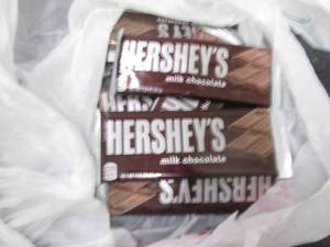 lot 67 image: 12- 1.55 Hersheys Bars...