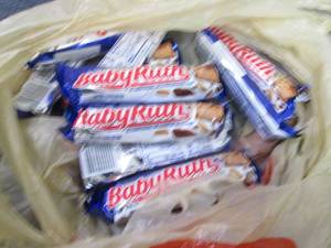 lot 100 image: 12- 1.9 oz Baby Ruth Bars...