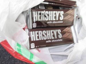 lot 103 image: 12- 1.55 Hersheys Bars...