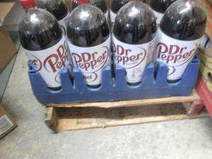 lot 105 image: 8- 2L Bottles Diet Dr. Pepper...