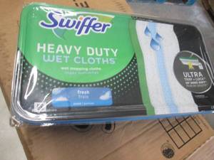 lot 162 image: 6- 20 ct ks Swiffer Heavy Duty Wet...
