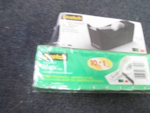 lot 181 image: Scotch Tape Dispenser- 10 rolls tap...