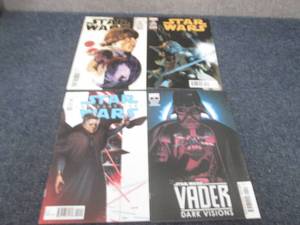 lot 249 image: 4 Star Wars Comic Books...