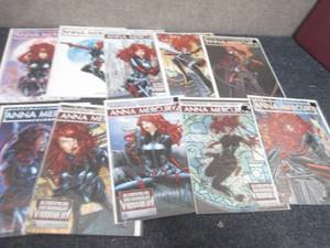 lot 251 image: 10 Anna Mercury Comic Books...
