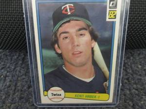 lot 269 image: 1982 Donruss Kent Hrbek Card...