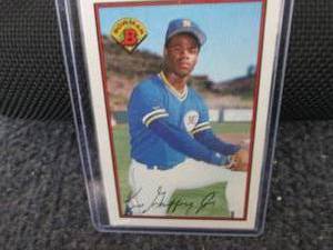 lot 272 image: 1989 Bowman Ken Griffey Jr. Card...