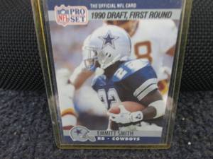 lot 277 image: 1990 NFL Pro Set Emmitt Smith Rooki...