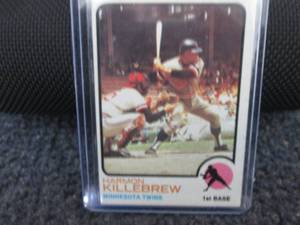 lot 286 image: 1973 Topps Harmon Killebrew Card...