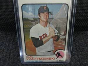 lot 297 image: 1973 Carl Yastrzemski Card...