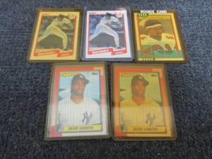 lot 300 image: 5 Deion Sanders Cards...