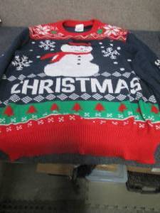 lot 335 image: XL Christmas Sweater...