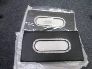 lot 337 image: 2 Bling Car Visor Tissue Holders...