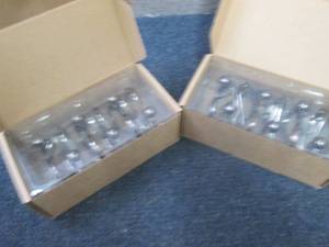 lot 414 image: 2 sets -Rubbed Bronze Shower Curtai...