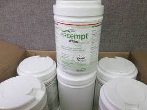 lot 459 image: 12- 160 ct Canisters PreEmpt Disinf...