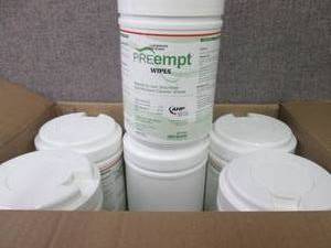 lot 461 image: 12- 160 ct Canisters PreEmpt Disinf...