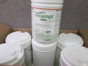 lot 462 image: 12- 160 ct Canisters PreEmpt Disinf...
