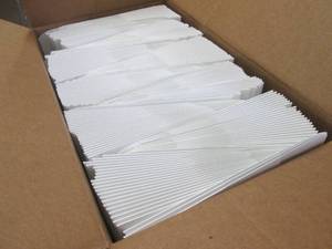 lot 477 image: Case of 250 - White Paper Boxes 4x4...