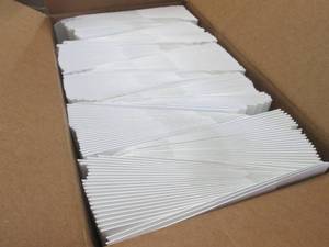 lot 480 image: Case of 250 - White Paper Boxes 4x4...