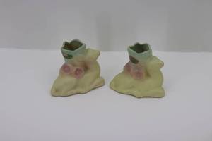 Rosemeade Set of Deer CandleholdersFlowers