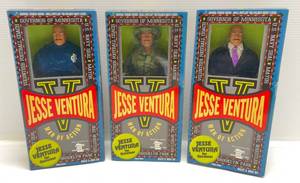 lot 28 image: 1990s Full Set Of Jesse Ventura Dolls (NIB)
